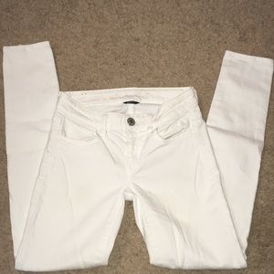 American Eagle White Jeggings